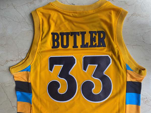 Marquette Golden Eagles BUTLER #33 Yellow NCAA Basketball Jersey