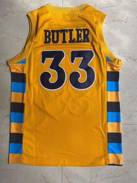 Marquette Golden Eagles BUTLER #33 Yellow NCAA Basketball Jersey