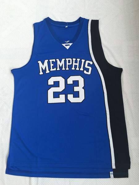Memphis Tigers ROSE #23 Blue NCAA Basketball Jersey