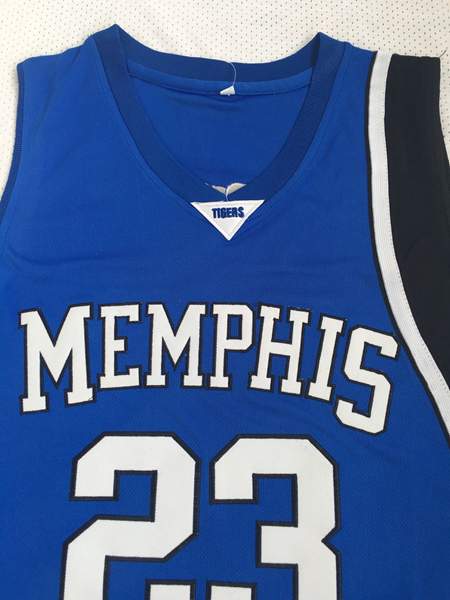 Memphis Tigers ROSE #23 Blue NCAA Basketball Jersey