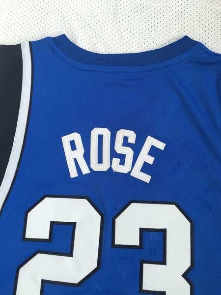 Memphis Tigers ROSE #23 Blue NCAA Basketball Jersey