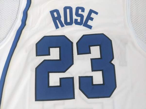 Memphis Tigers ROSE #23 White NCAA Basketball Jersey