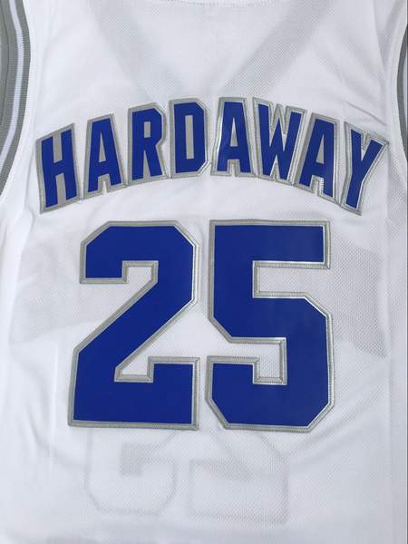 Memphis Tigers HARDAWAY #25 White NCAA Basketball Jersey