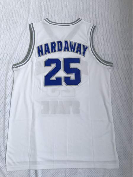 Memphis Tigers HARDAWAY #25 White NCAA Basketball Jersey