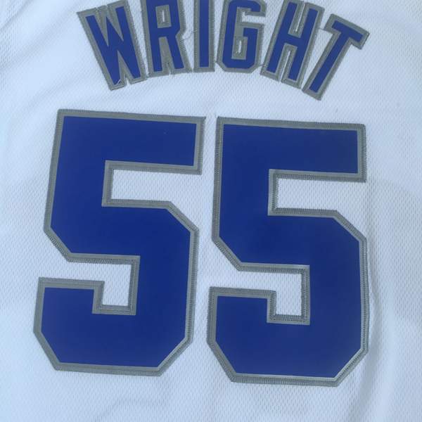 Memphis Tigers WRIGHT #55 White NCAA Basketball Jersey