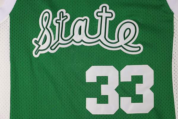 Michigan State Spartans JOHNSON #33 Green NCAA Basketball Jersey