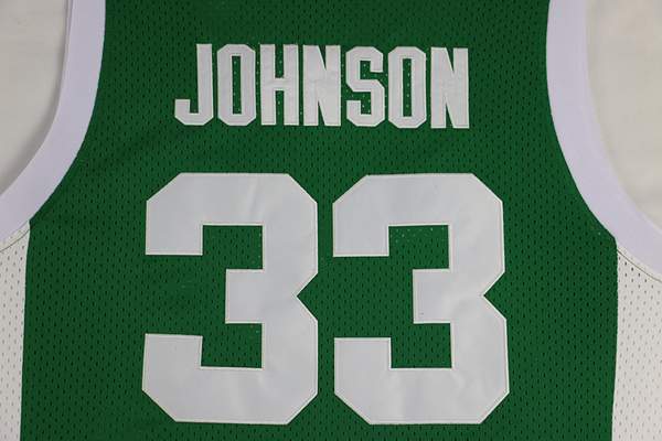 Michigan State Spartans JOHNSON #33 Green NCAA Basketball Jersey