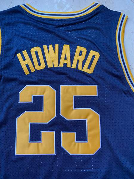 Michigan Wolverines HOWARD #25 Blue NCAA Basketball Jersey