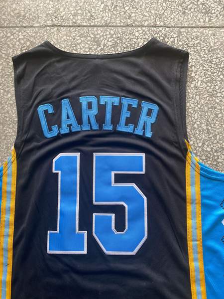 North Carolina Tar Heels CARTER #15 Black NCAA Basketball Jersey