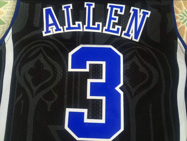 North Carolina Tar Heels ALLEN #3 Black NCAA Basketball Jersey