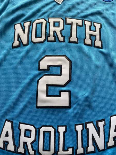 North Carolina Tar Heels ANTHONY #2 Light Blue NCAA Basketball Jersey