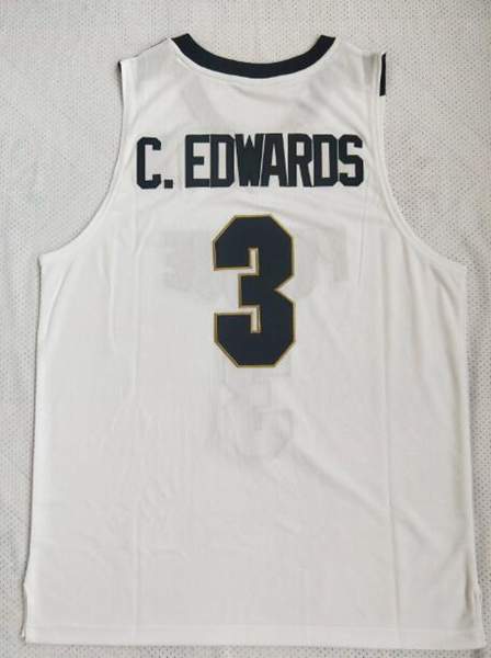 Purdue Boilermakers C.EDWARDS #3 White NCAA Basketball Jersey