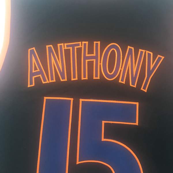 Syracuse Orange ANTHONY #15 Black NCAA Basketball Jersey