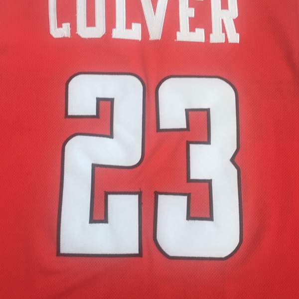 Texas Tech Red Raiders CULVER #23 Red NCAA Basketball Jersey