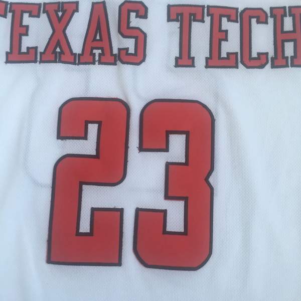 Texas Tech Red Raiders CULVER #23 White NCAA Basketball Jersey