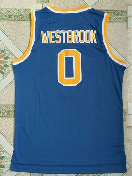 UCLA Bruins WESTBROOK #0 Blue NCAA Basketball Jersey