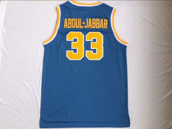 UCLA Bruins ABDUL-JABBAR #33 Blue NCAA Basketball Jersey