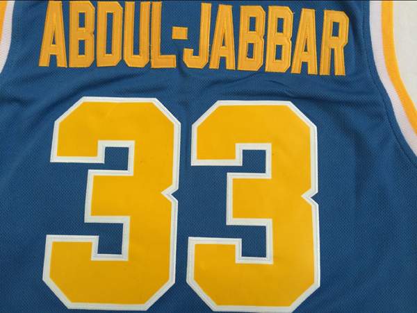 UCLA Bruins ABDUL-JABBAR #33 Blue NCAA Basketball Jersey