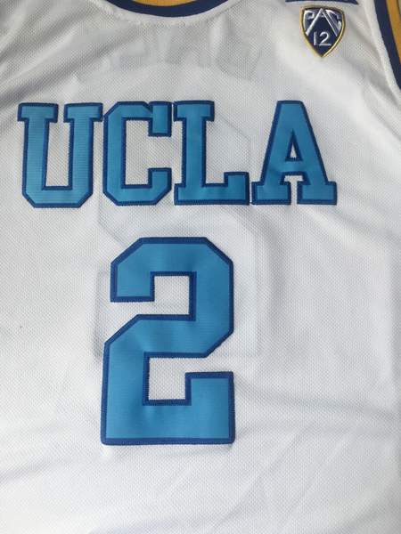 UCLA Bruins BALL #2 White NCAA Basketball Jersey