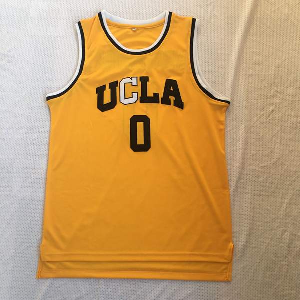 UCLA Bruins WESTBROOK #0 Yellow NCAA Basketball Jersey