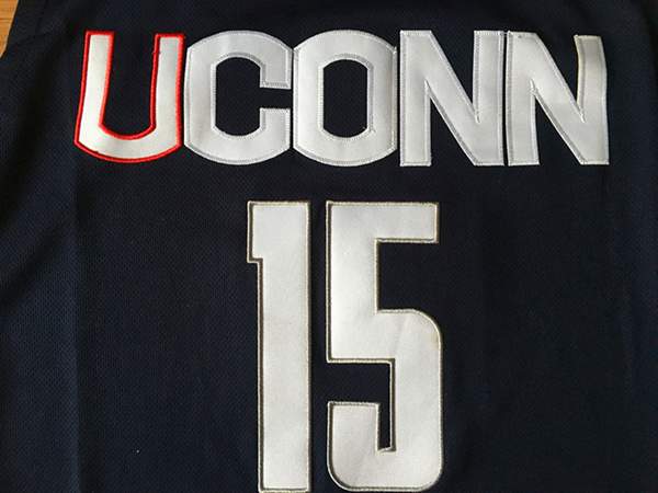 UConn Huskies WALKER #15 Black NCAA Basketball Jersey