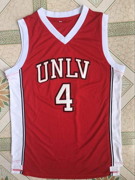 USC Trojans JOHNSON #4 Red NCAA Basketball Jersey