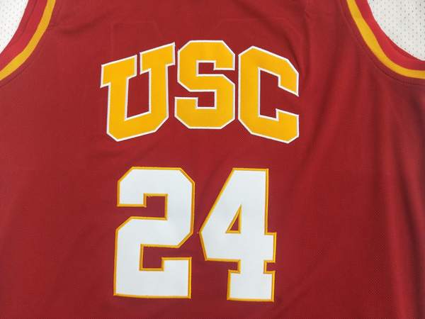 USC Trojans SCALABRINE #24 Red NCAA Basketball Jersey