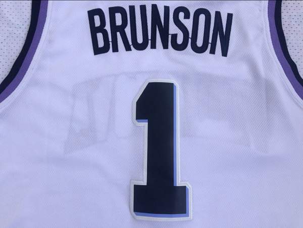 Villanova Wildcats BRUNSON #1 White NCAA Basketball Jersey