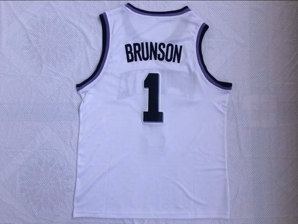 Villanova Wildcats BRUNSON #1 White NCAA Basketball Jersey