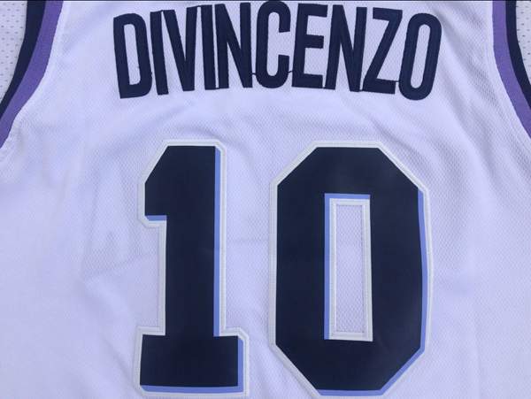 Villanova Wildcats DIVINCENZO #10 White NCAA Basketball Jersey