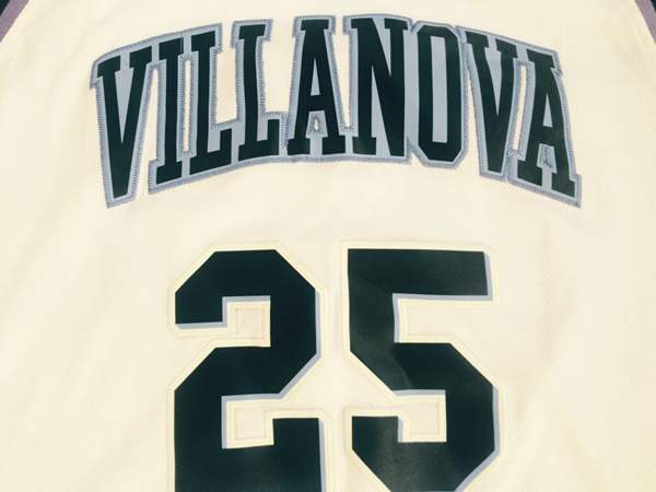 Villanova Wildcats BRIDGES #25 White NCAA Basketball Jersey