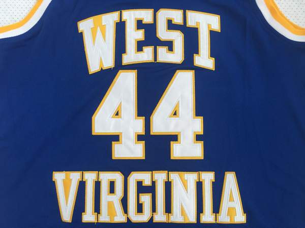 Virginia Cavaliers WEST #44 Blue NCAA Basketball Jersey