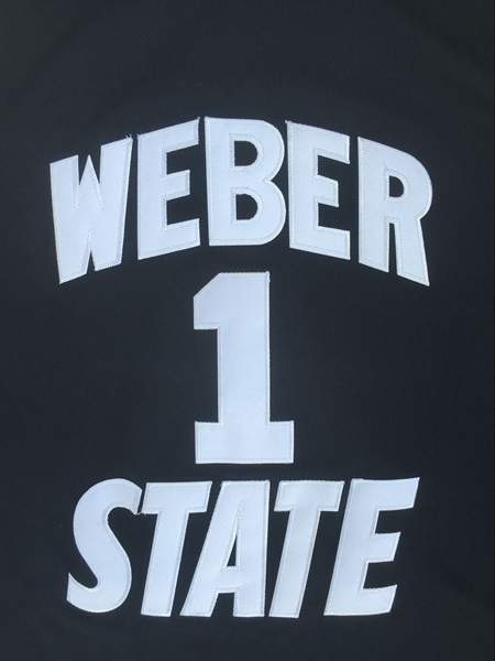 Weber State Wildcats LILLARD #1 Black NCAA Basketball Jersey
