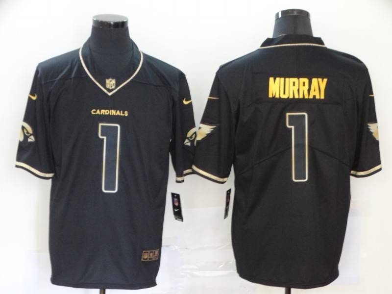 Arizona Cardinals Black Gold Retro NFL Jersey