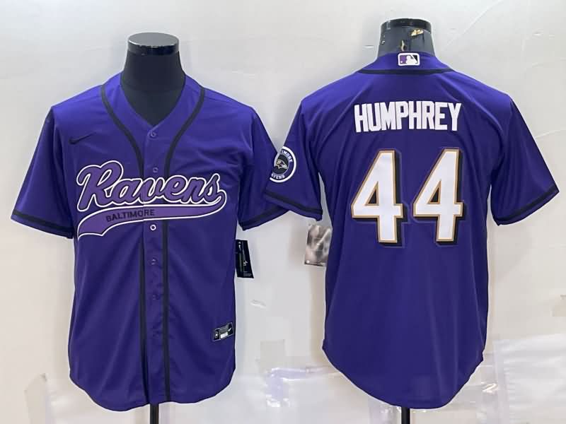 Baltimore Ravens Purple MLB&NFL Jersey