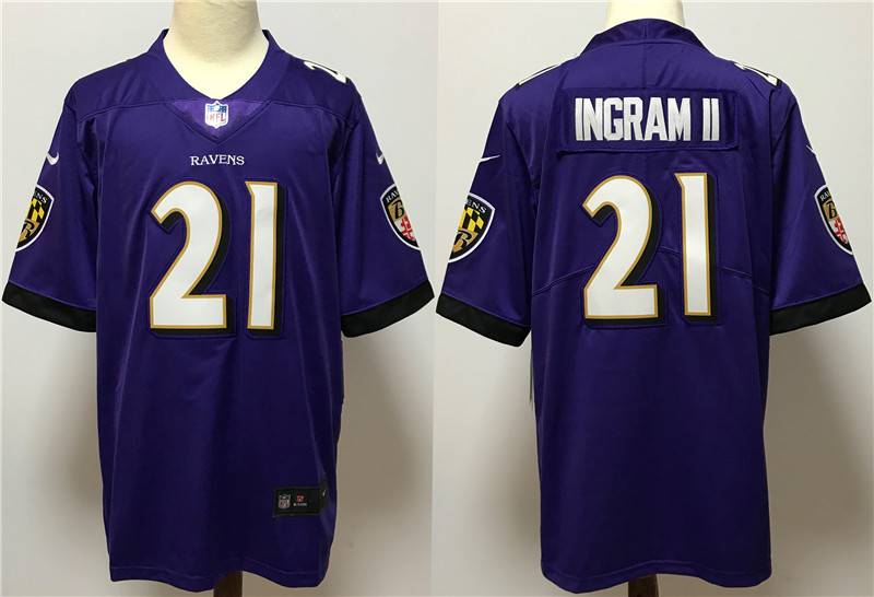 Baltimore Ravens Purple NFL Jersey 02