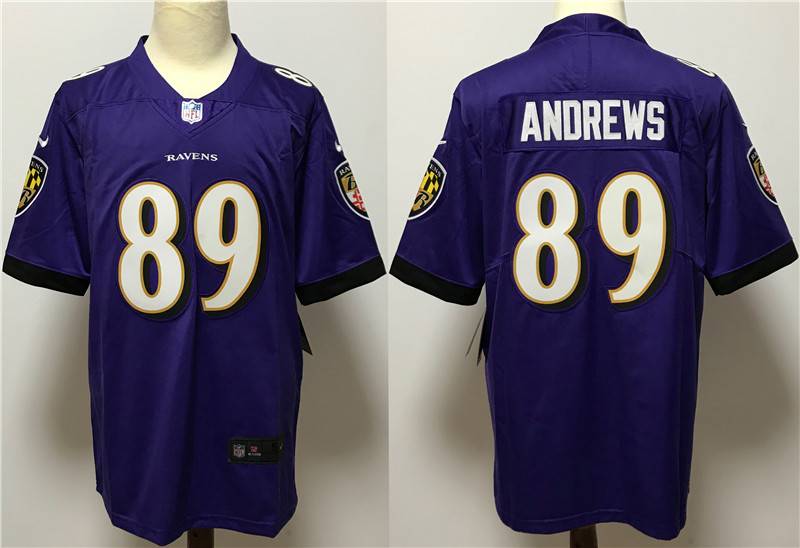 Baltimore Ravens Purple NFL Jersey 02