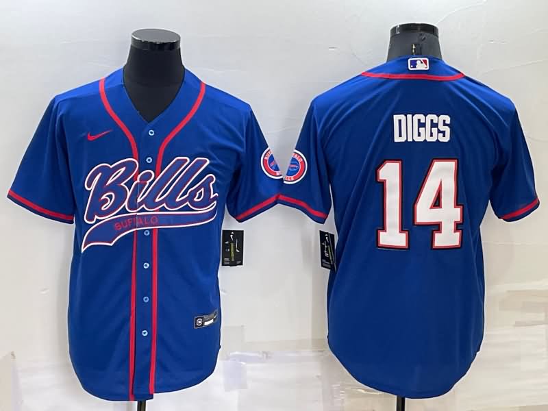 Buffalo Bills Blue MLB&NFL Jersey