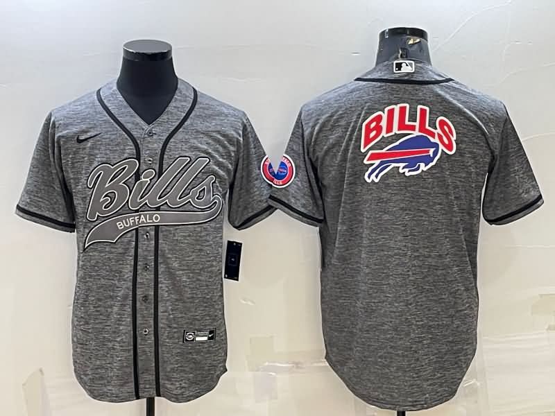 Buffalo Bills Grey MLB&NFL Jersey 02