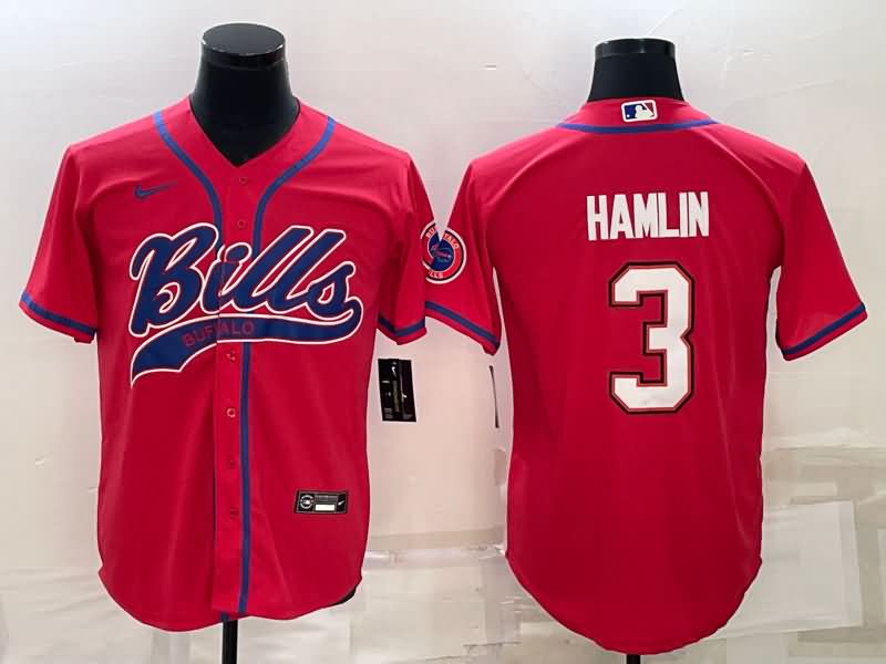 Buffalo Bills Red MLB&NFL Jersey