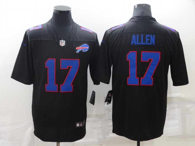 Buffalo Bills Black Retro NFL Jersey