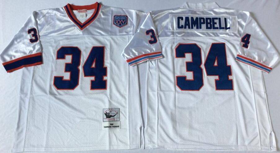 Buffalo Bills White Retro NFL Jersey