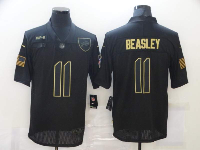 Buffalo Bills Black Gold Salute To Service NFL Jersey