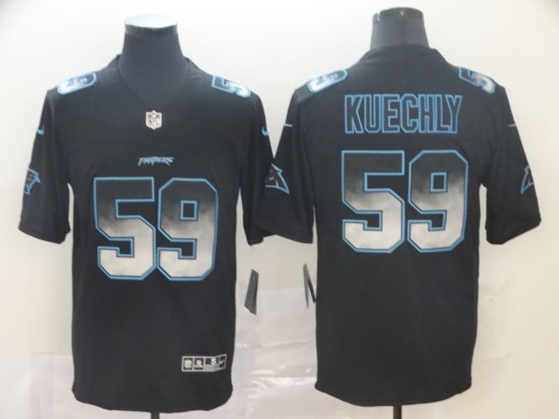 Carolina Panthers Black Smoke Fashion NFL Jersey