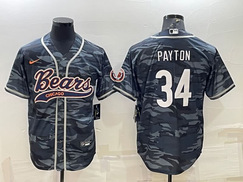 Chicago Bears Camouflage MLB&NFL Jersey 02