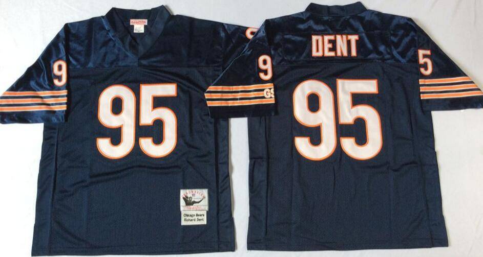 Chicago Bears Dark Blue Retro NFL Jersey