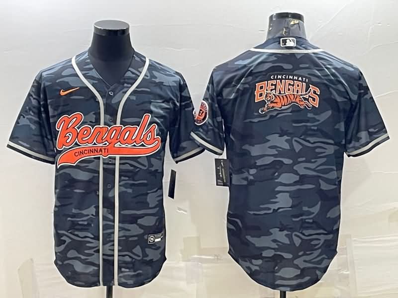 Cincinnati Bengals Camouflage MLB&NFL Jersey