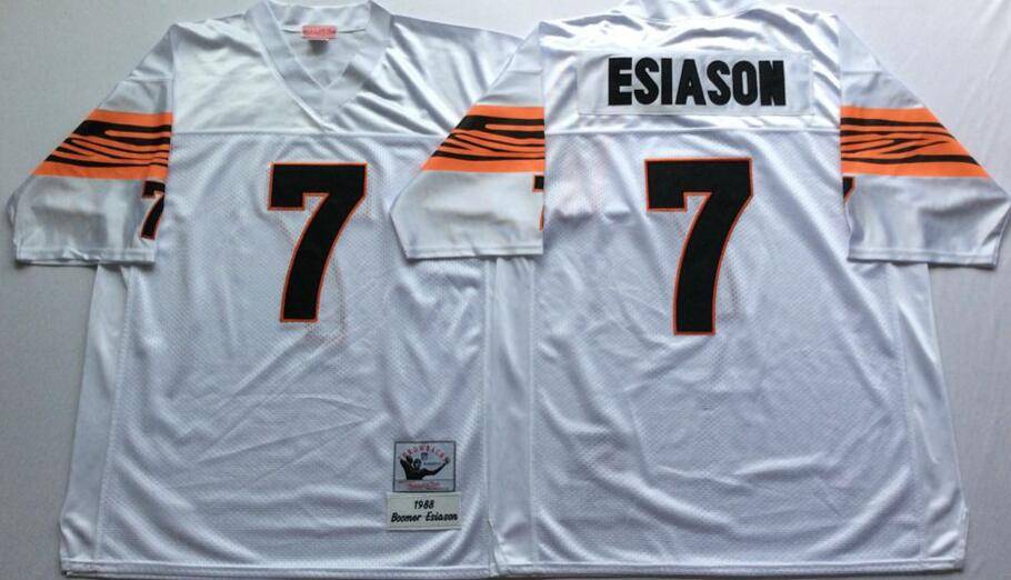 Cincinnati Bengals White Retro NFL Jersey