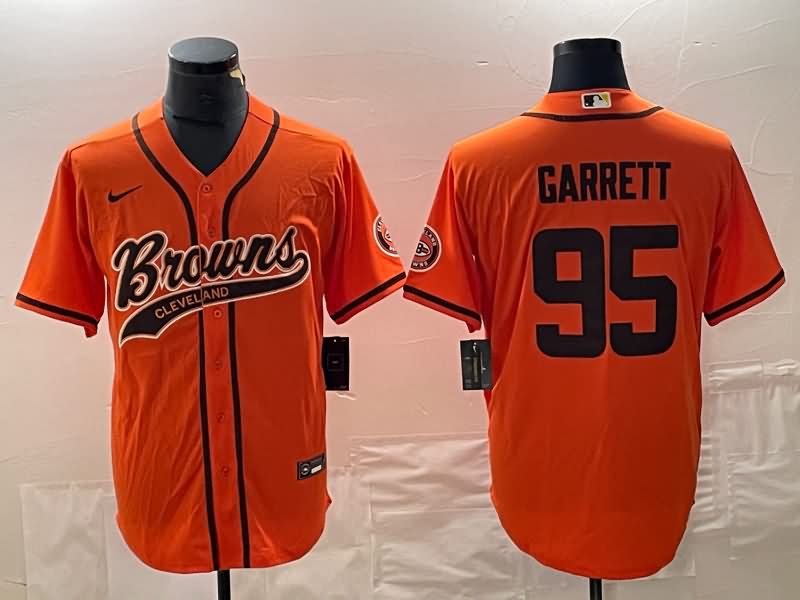 Cleveland Browns Orange MLB&NFL Jersey