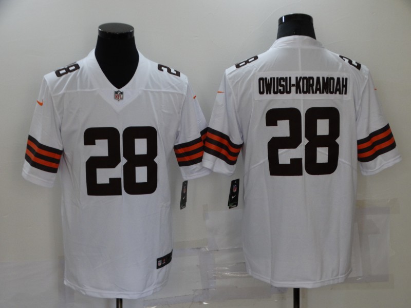 Cleveland Browns White NFL Jersey